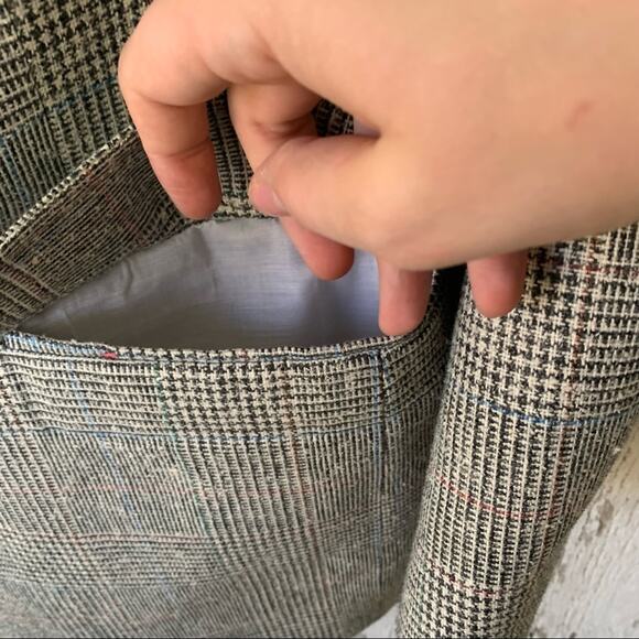 Towncraft Vintage Plaid Blazer Jacket Mens - Picture 13 of 13